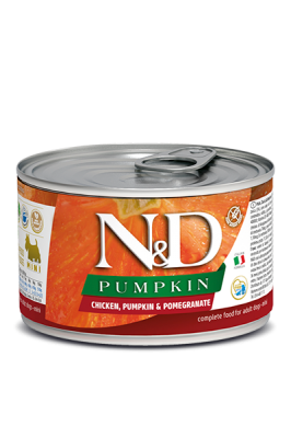 N&D Mini Piletina,Nar i Bundeva 140g